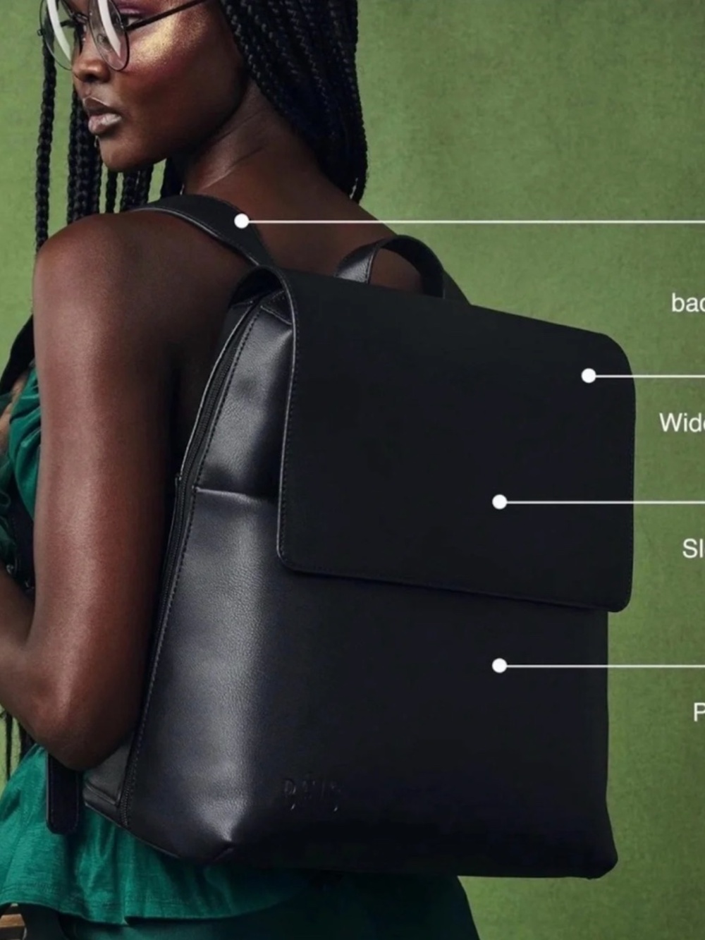 BEIS x Wicked - The Wicked Backpack in Black